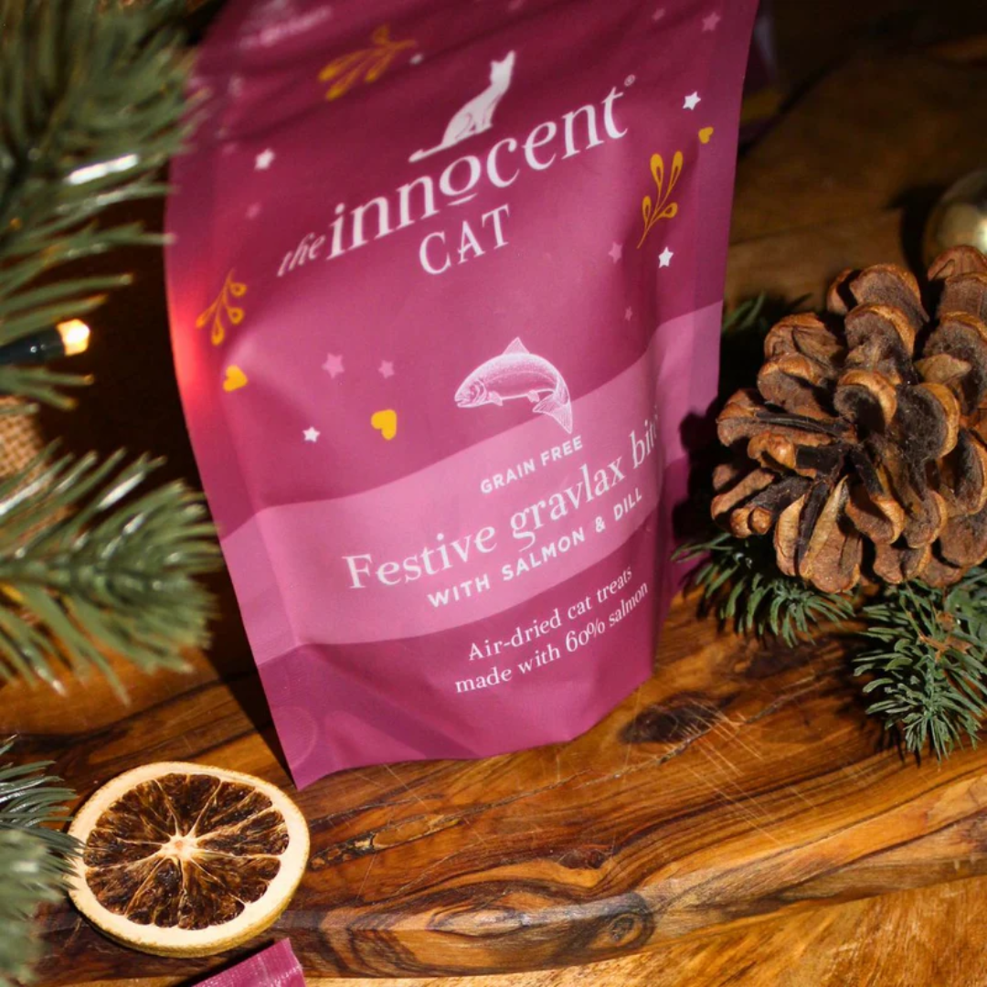 Innocent Cat Festive Gravlax Bites with Salmon & Dill