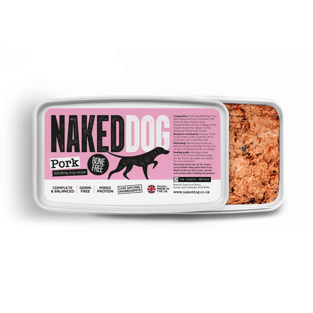 Naked Dog Raw Boneless Pork 1kg