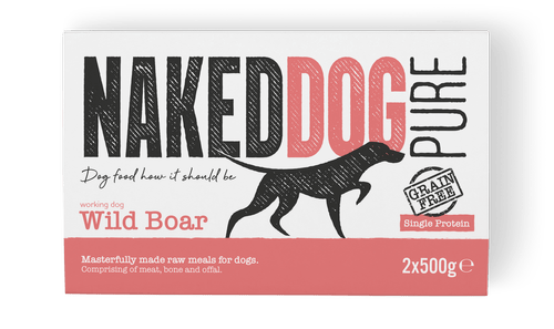 Naked Dog Raw Pure Wild Boar 1kg
