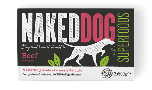 Naked Dog Raw Superfood Beef 1kg