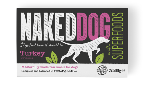 Naked Dog Raw Superfood Turkey 1kg