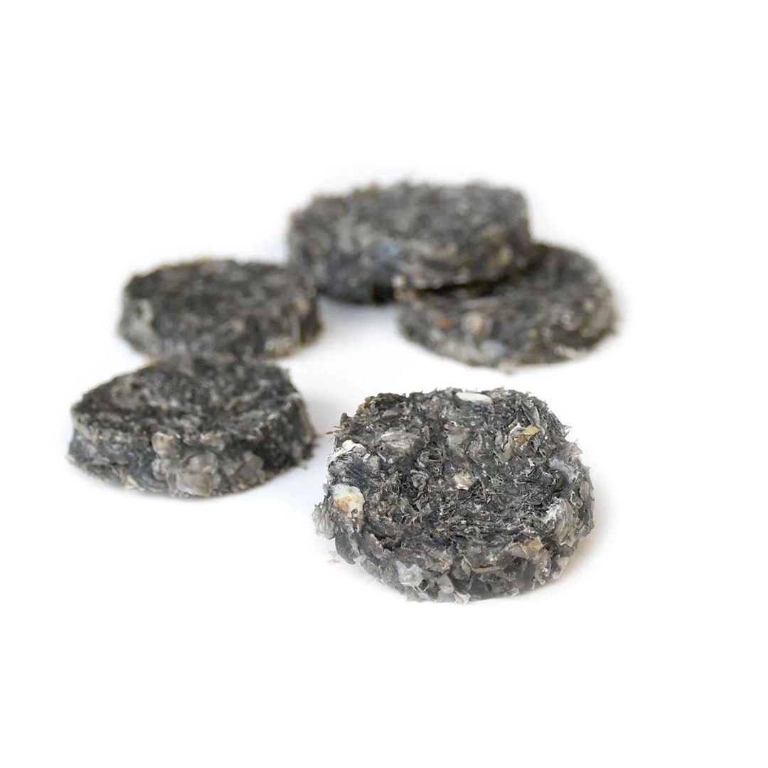 Sana Air Dried Cod Skins Medallions with Blueberries