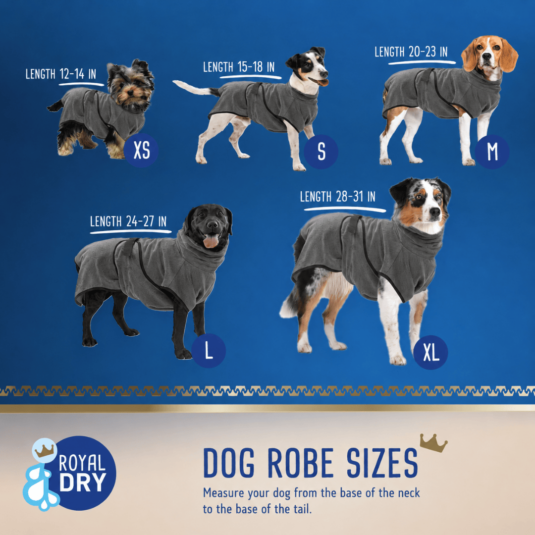 Royal Dry Bathrobe for Pets
