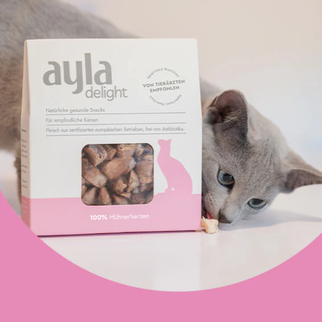 Ayla Delight Chicken Heart Cat Treats