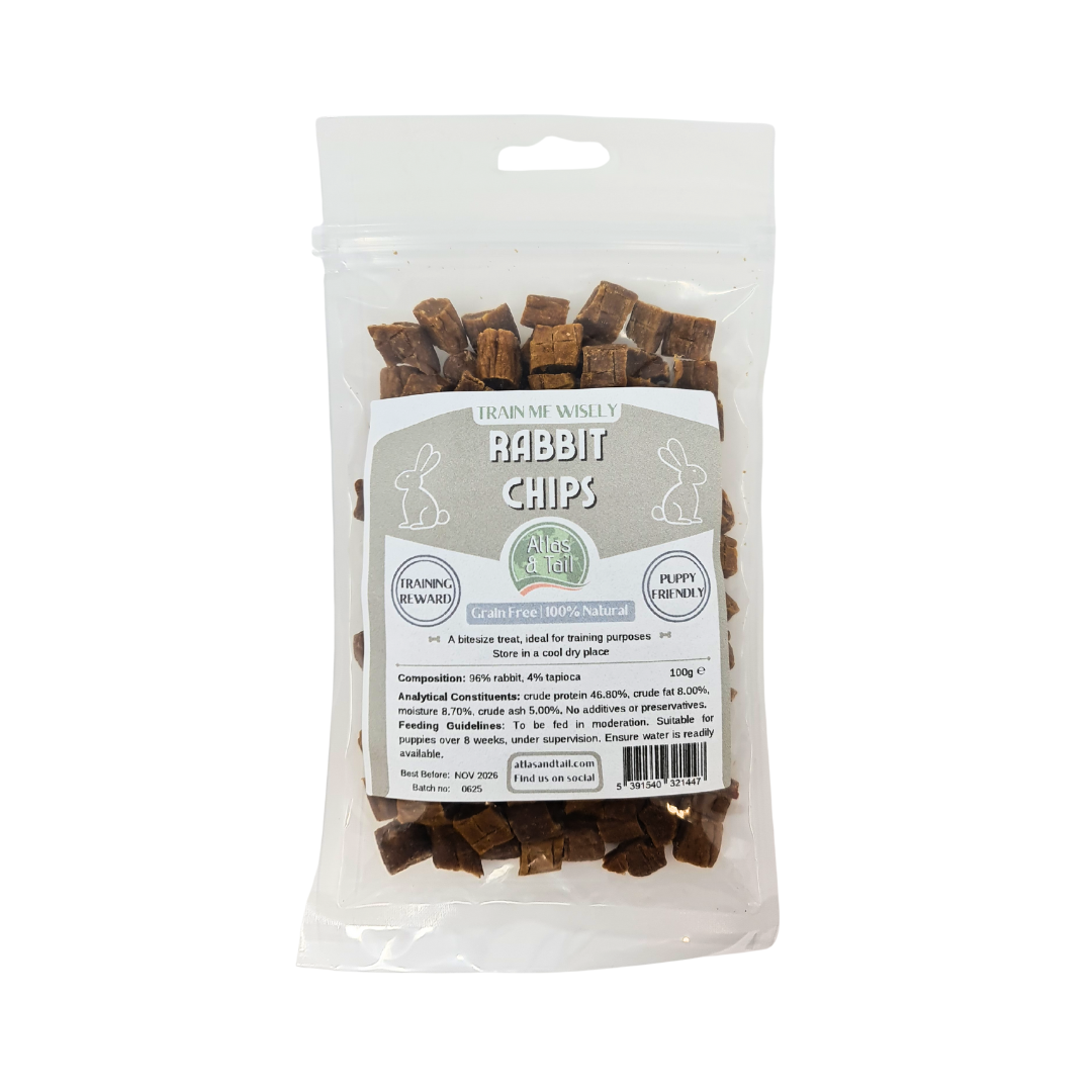 Rabbit Chips - Training Treats 100g
