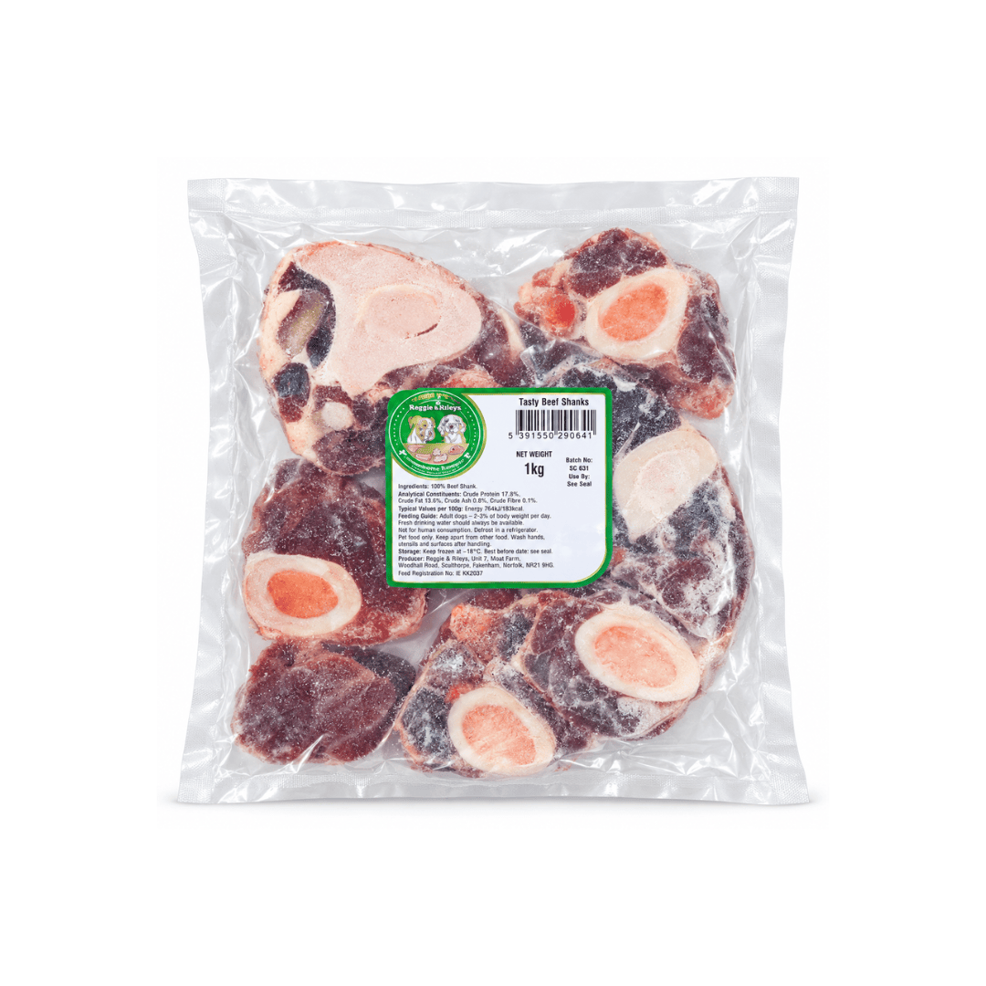 Reggie & Riley's Raw Beef Shank 1kg