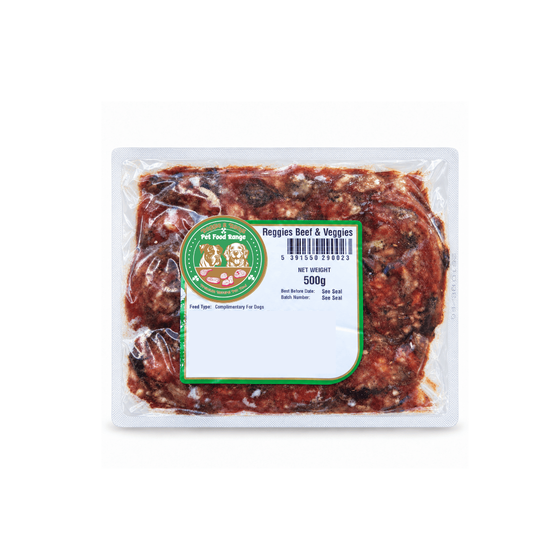 Reggie & Riley's Raw Beef & Veggies