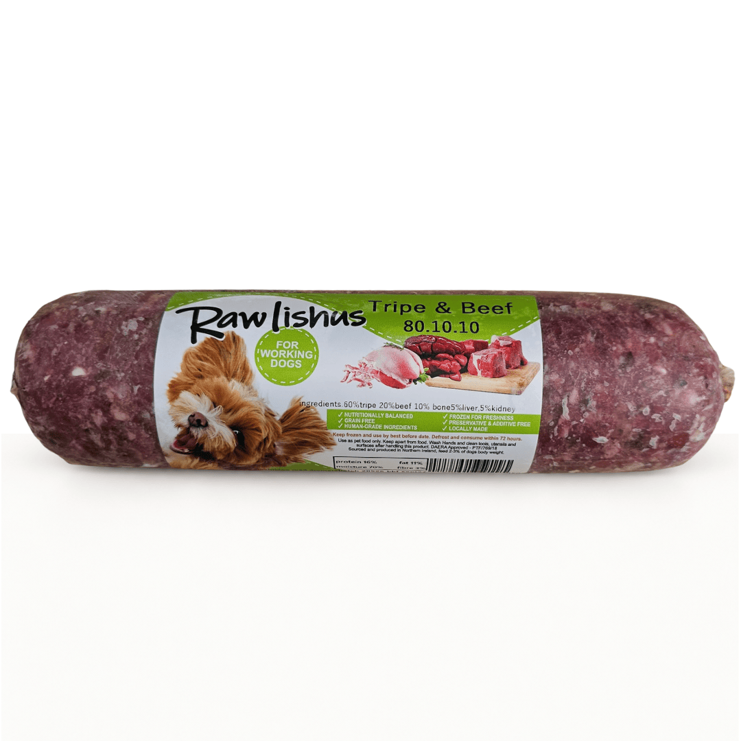 Rawlishus Tripe & Beef 80:10:10 1kg