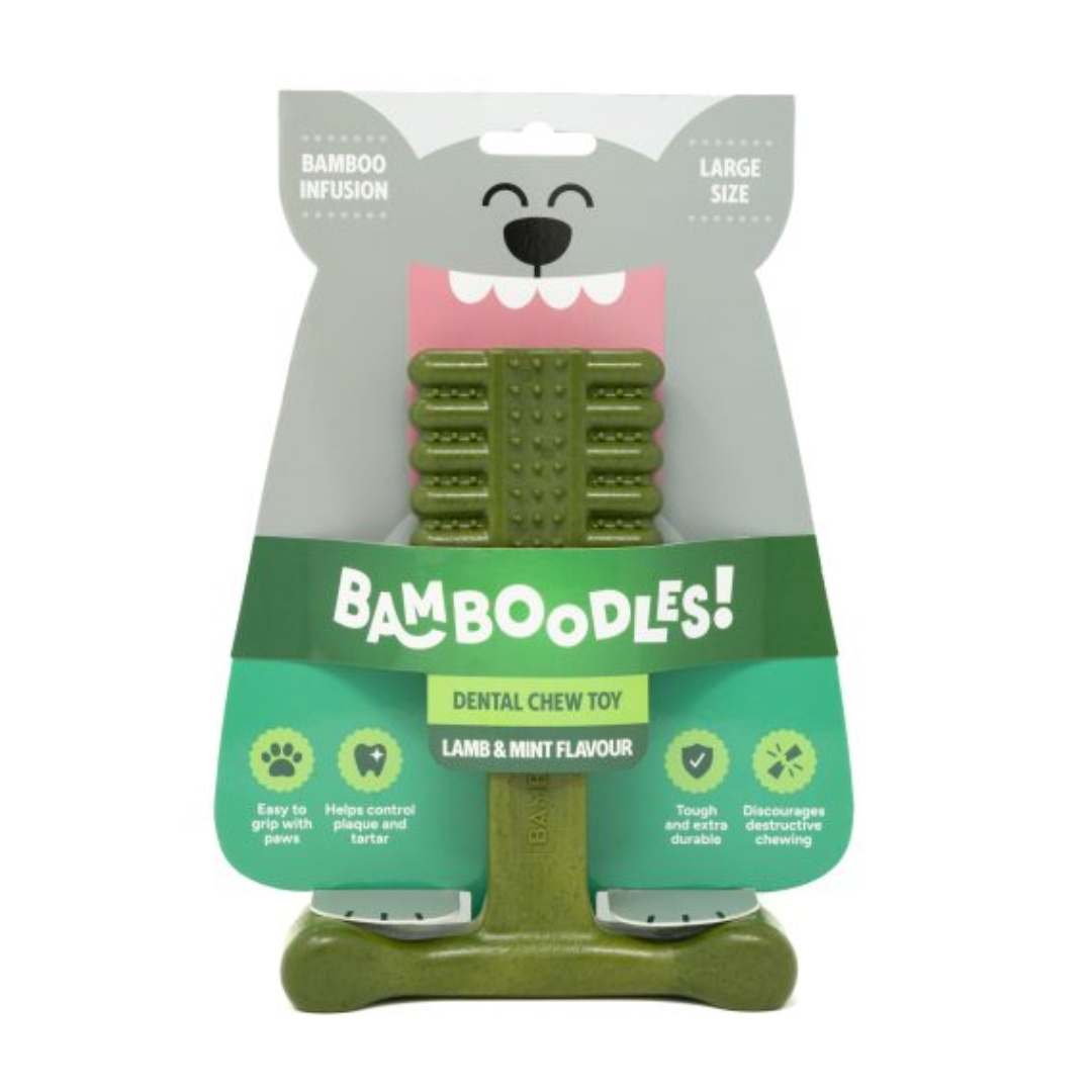 Bamboodles T-Bone Dog Chew - Mint