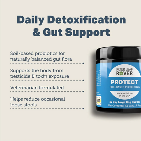 The key benefits of The Four Leaf Rover - Protect - Soil Based Pro & Prebiotics.