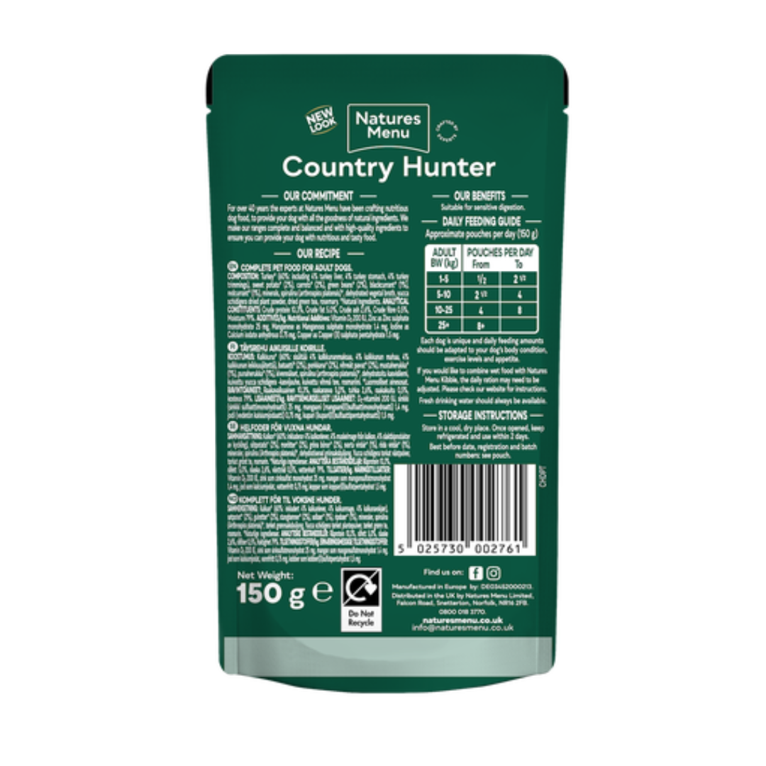 Country Hunter Turkey & Superfoods Pouch 150g