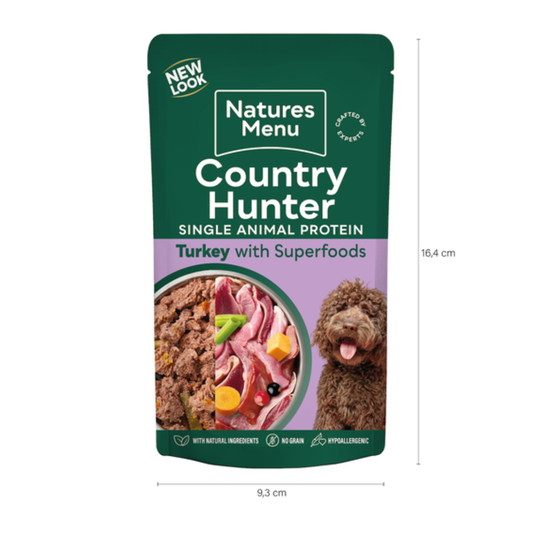 Country Hunter Turkey & Superfoods Pouch 150g