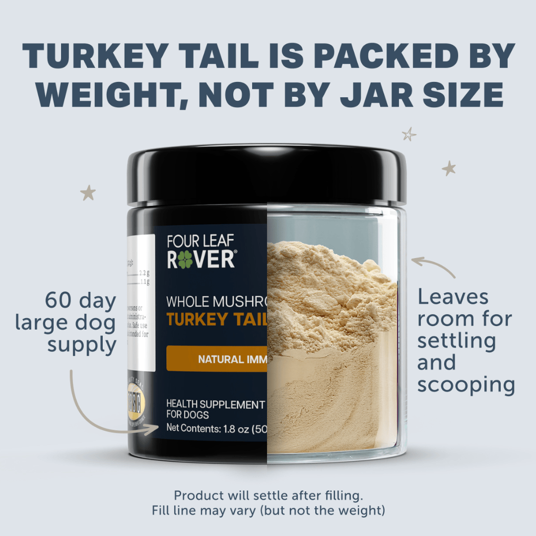 Four Leaf Rover - Turkey Tail Mushroom for Dogs