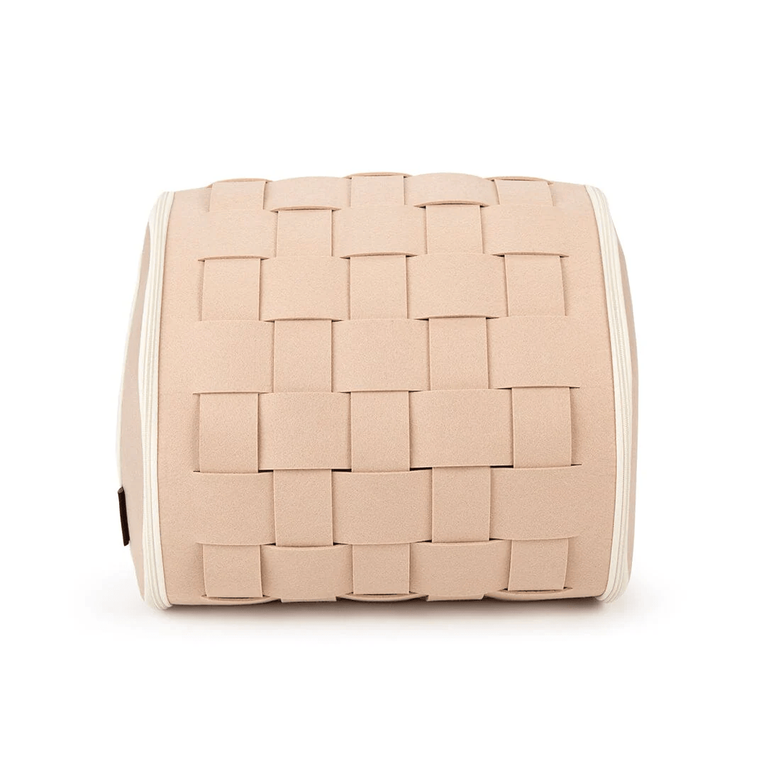 Basket weaved felt stockholm cat cave