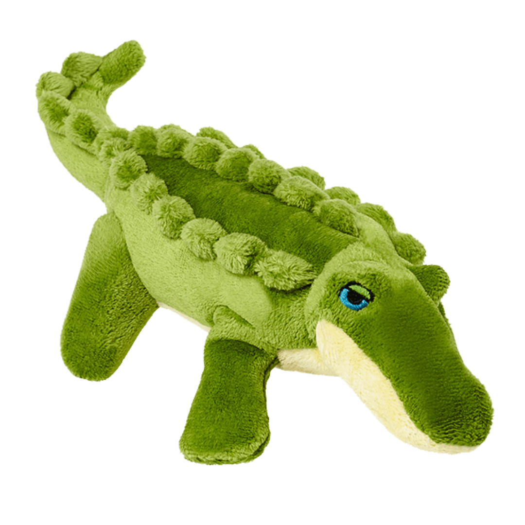 Fluff & Tuff Savannah Baby Gator Plush Dog Toy