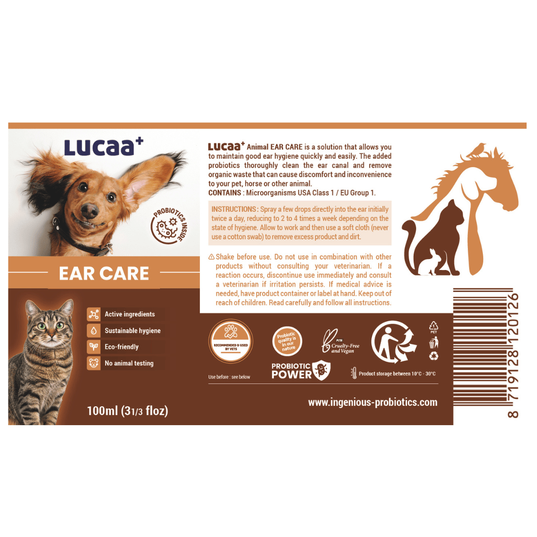 Probiotic Pet Ear Care Spray | Provilan Lucaa+