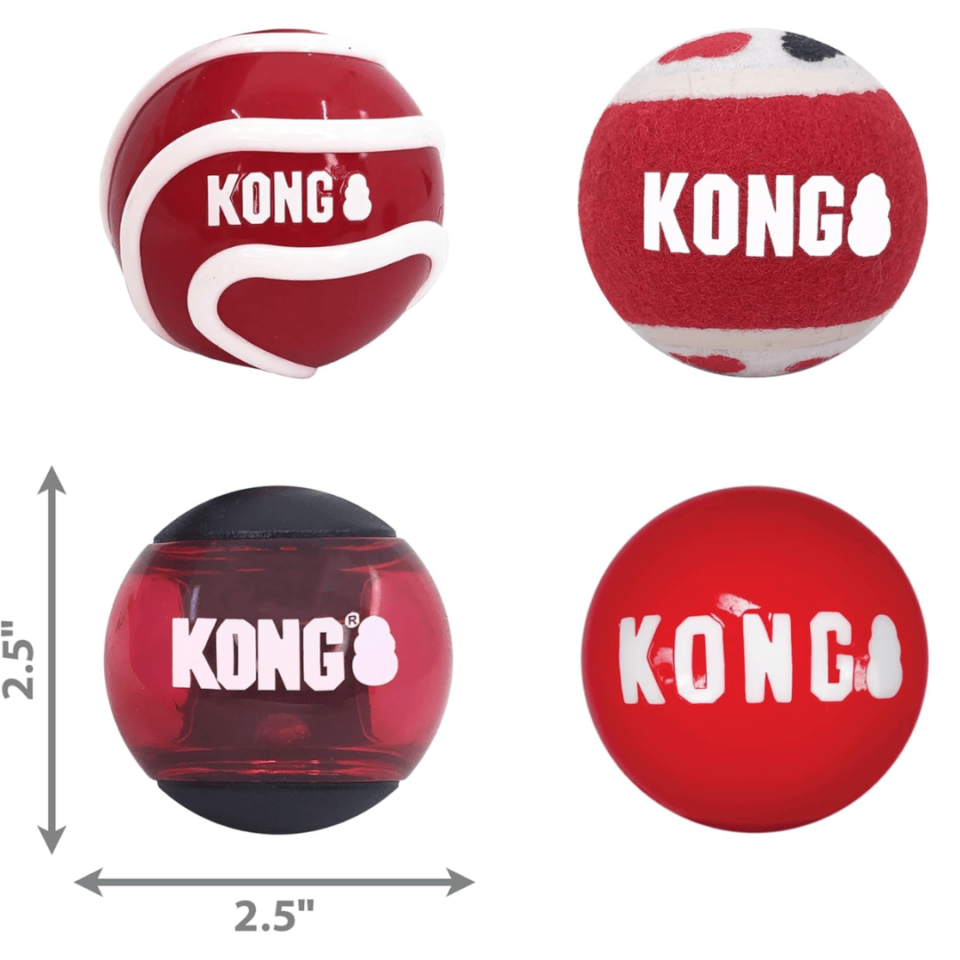 Kong Signature Balls 4-pk
