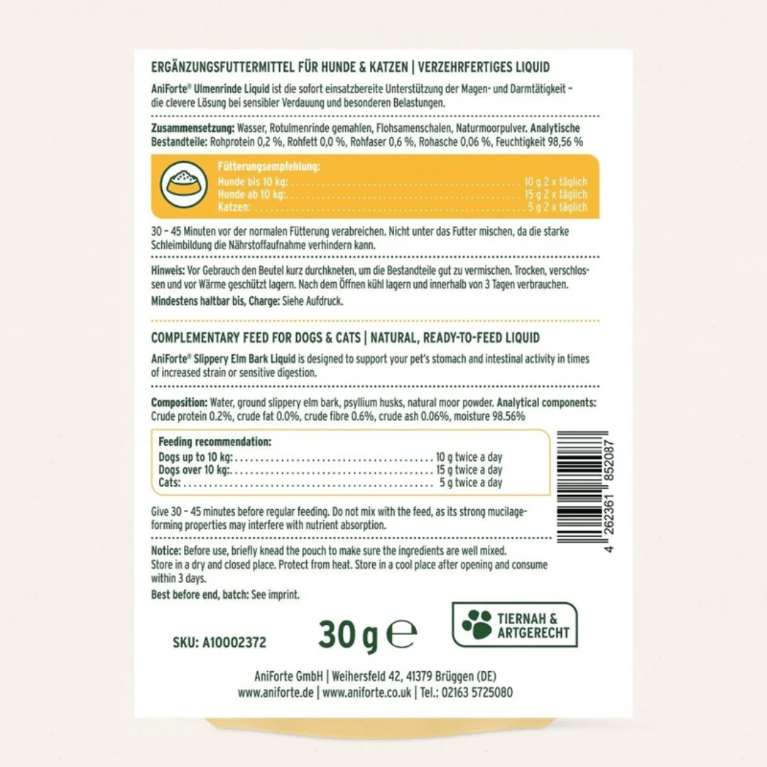 Aniforte Slippery Elm Bark Liquid for Pets