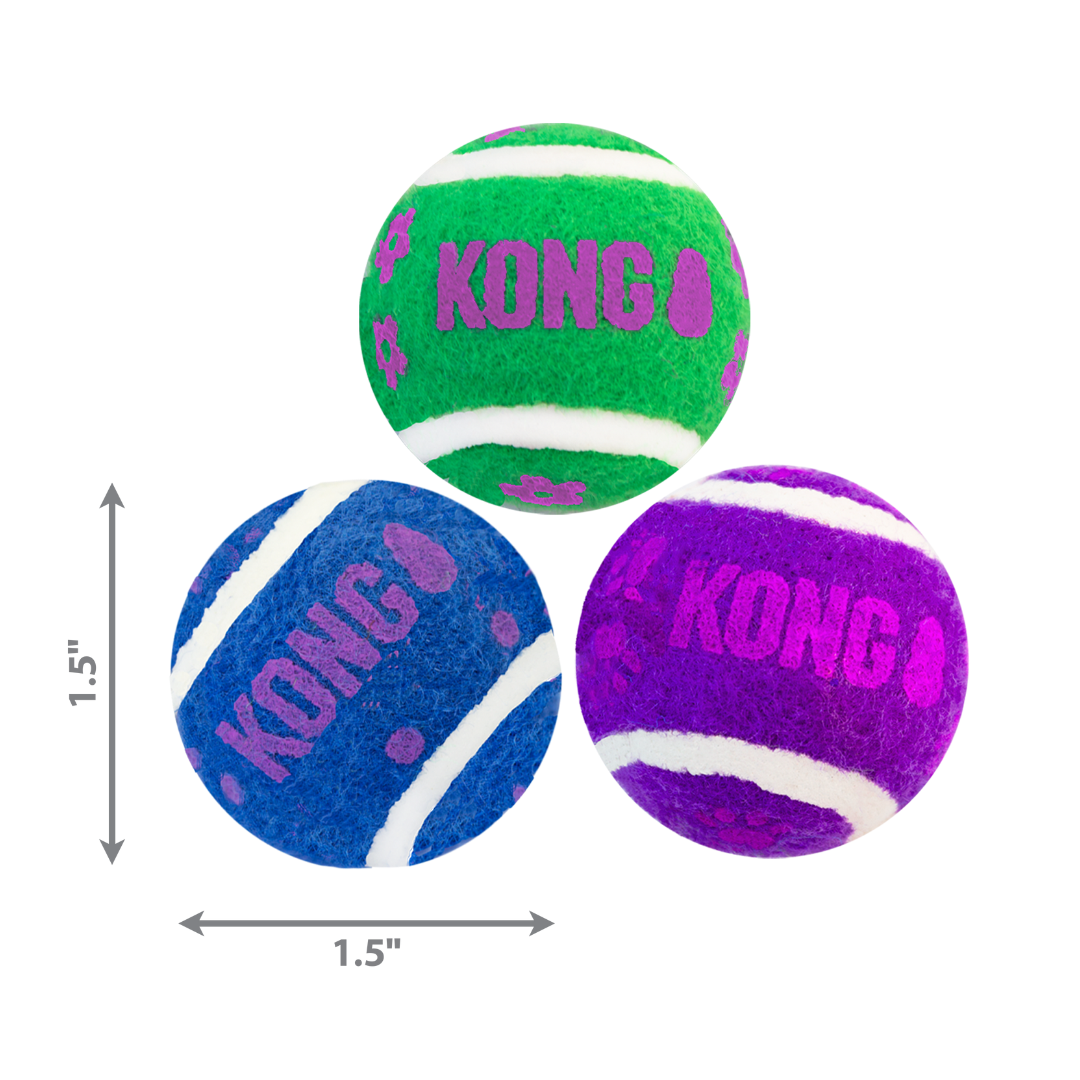 Kong Cat Active Tennis Balls with Bells