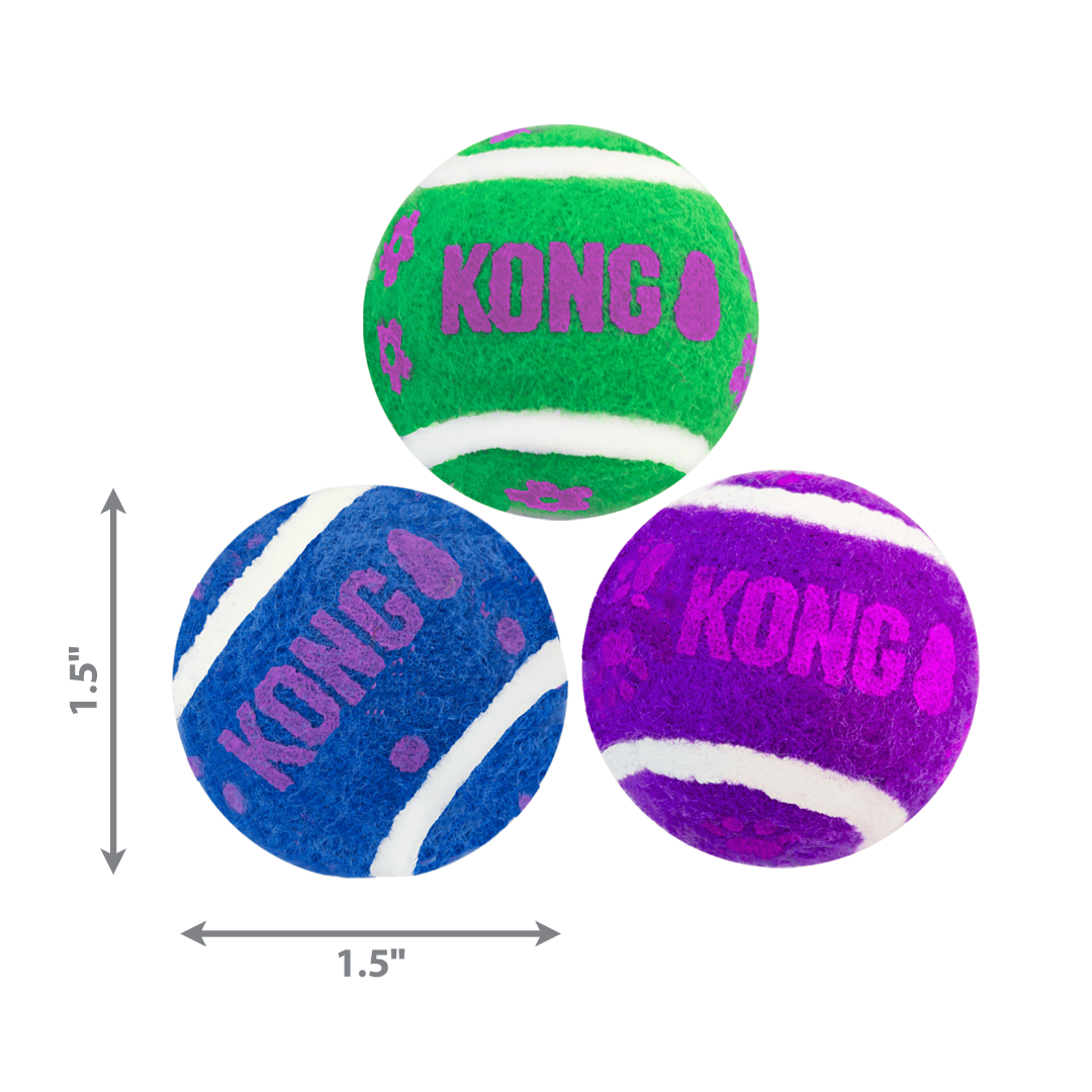 Kong Cat Active Tennis Balls with Bells