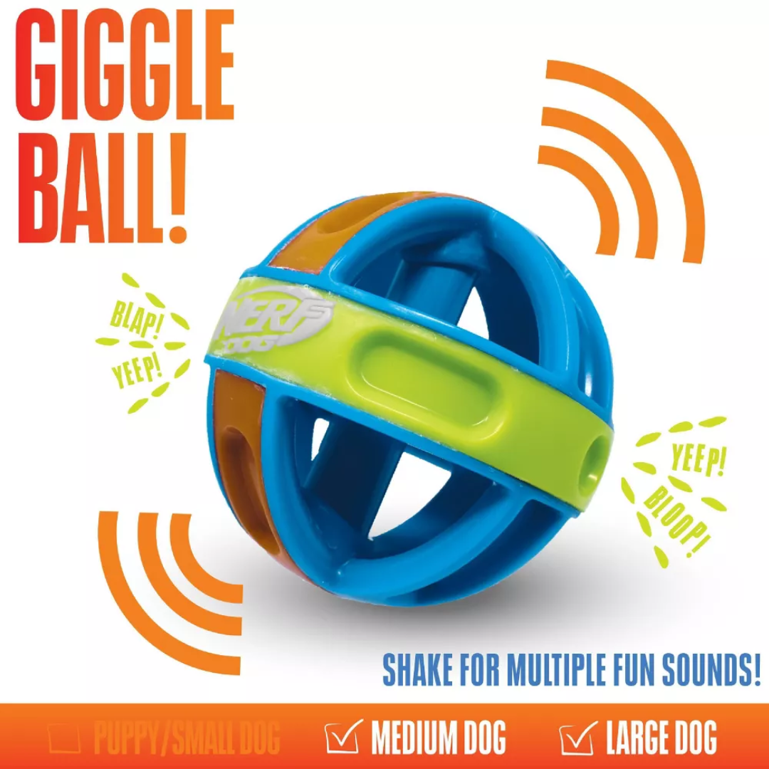 Nerf Dog Giggle Ball 5"