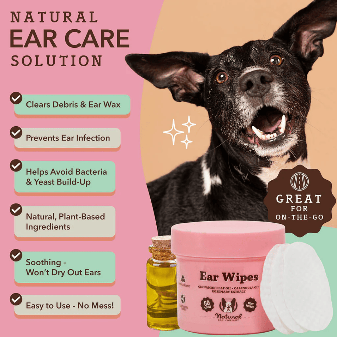 Natural Dog Company Ear Soother Wipes