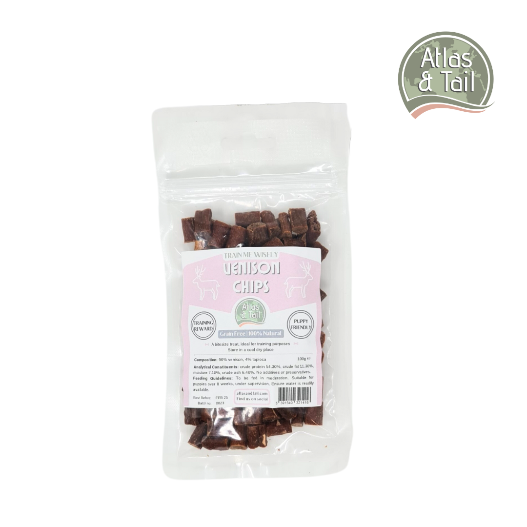 Venison Chips - Training Treats 100g