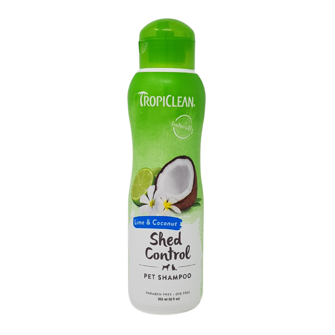Tropiclean Lime & Coconut Pet Shampoo Shed Control Fetch Your Pet Needs