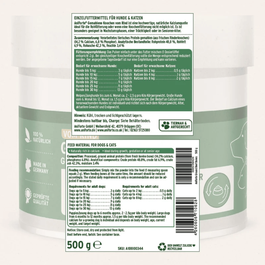 AniForte Ground Beef Bones