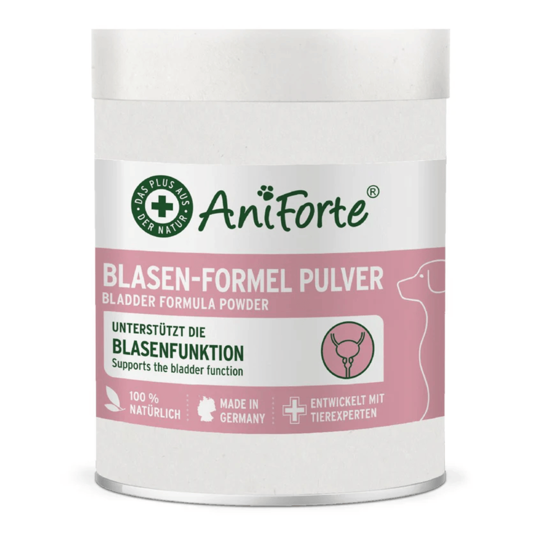 Aniforte Bladder Formula for dogs 100g tub.