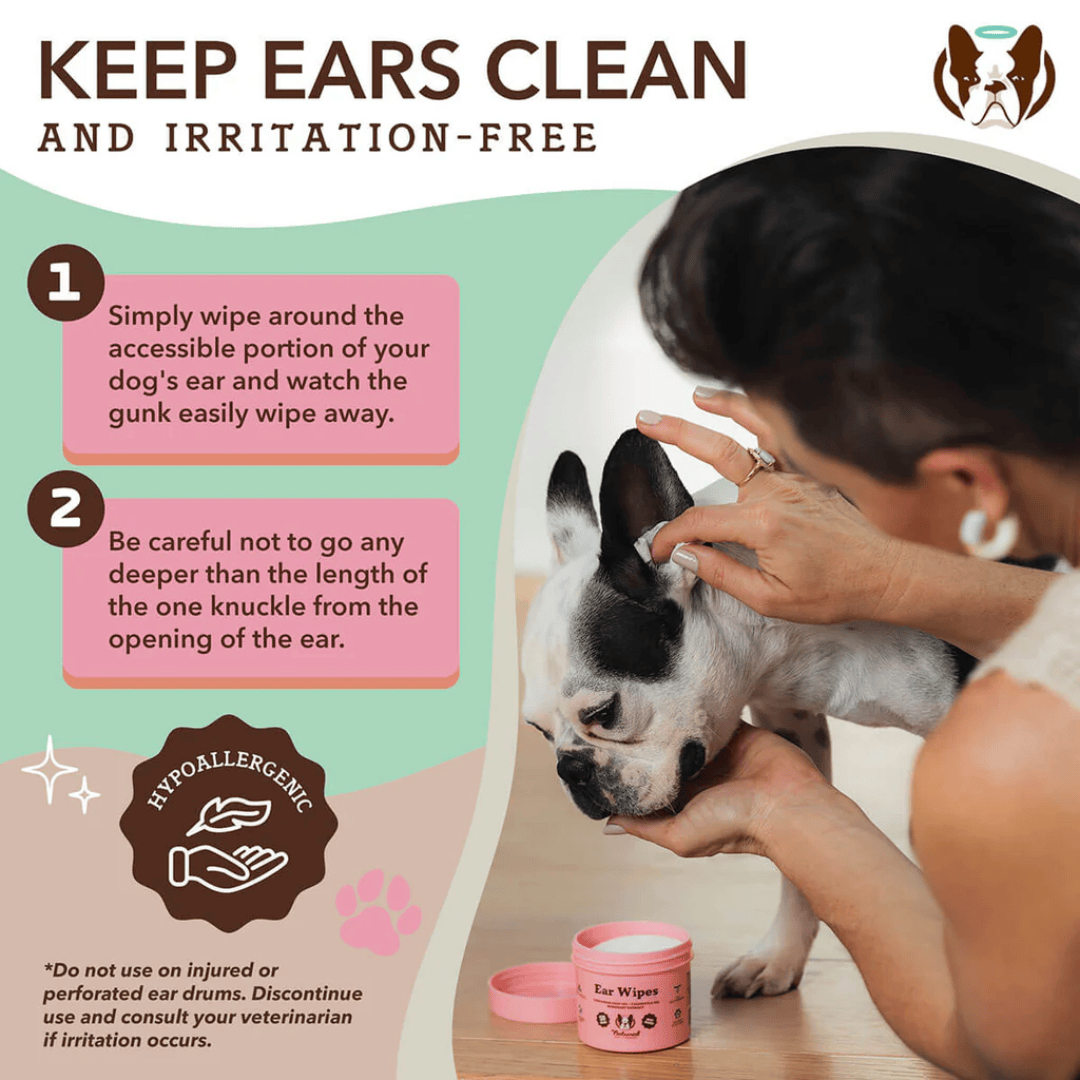 Natural Dog Company Ear Soother Wipes