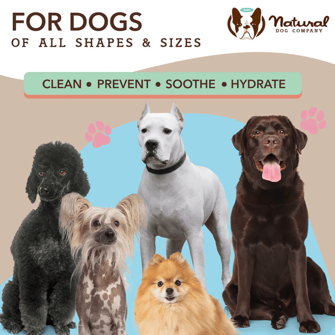 Some key benefits of the Natural Dog Company Skin Soother Wipes