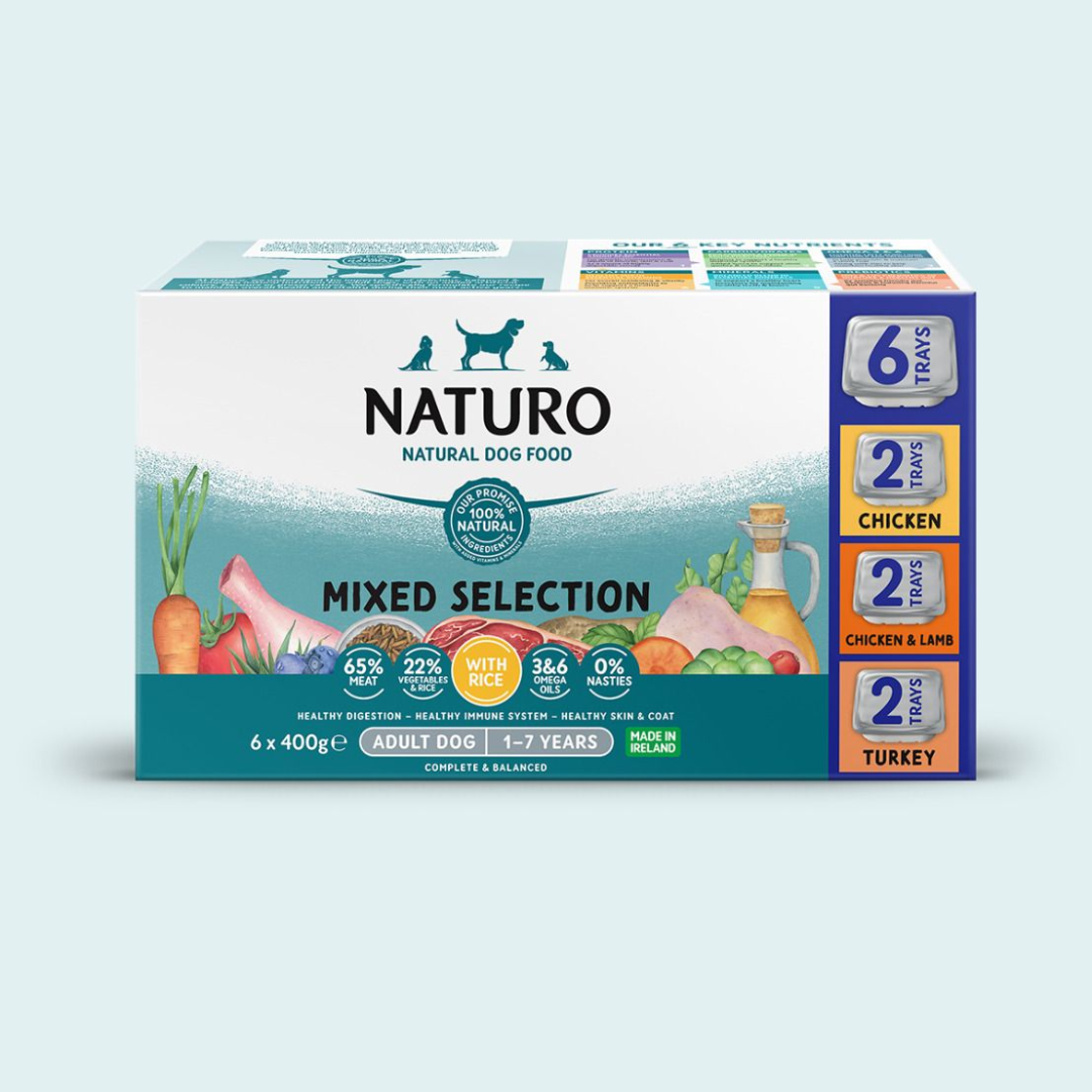 Naturo Dog Food Trays - Mixed Selection