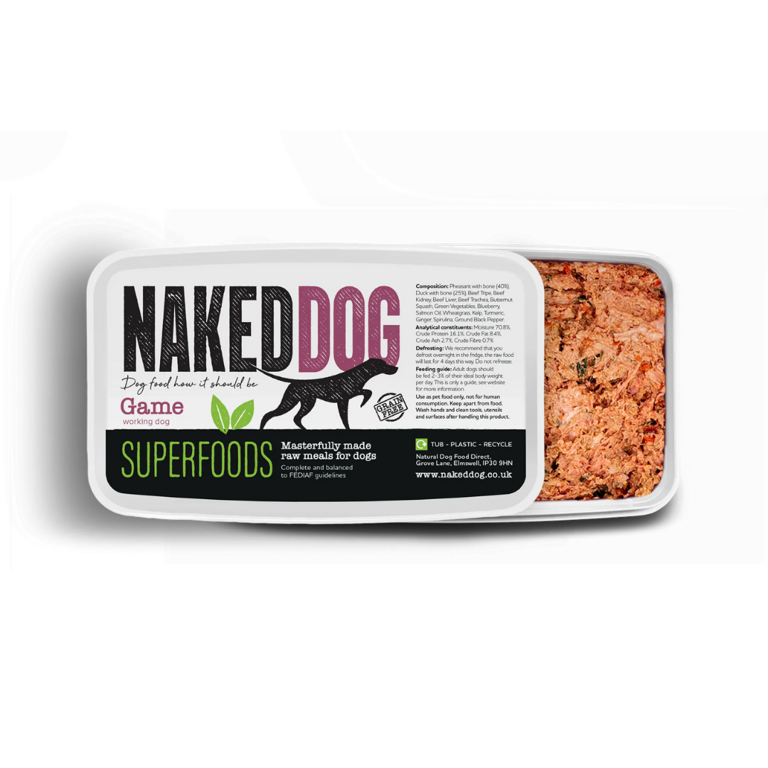 Naked Dog Raw Superfood Game 1kg