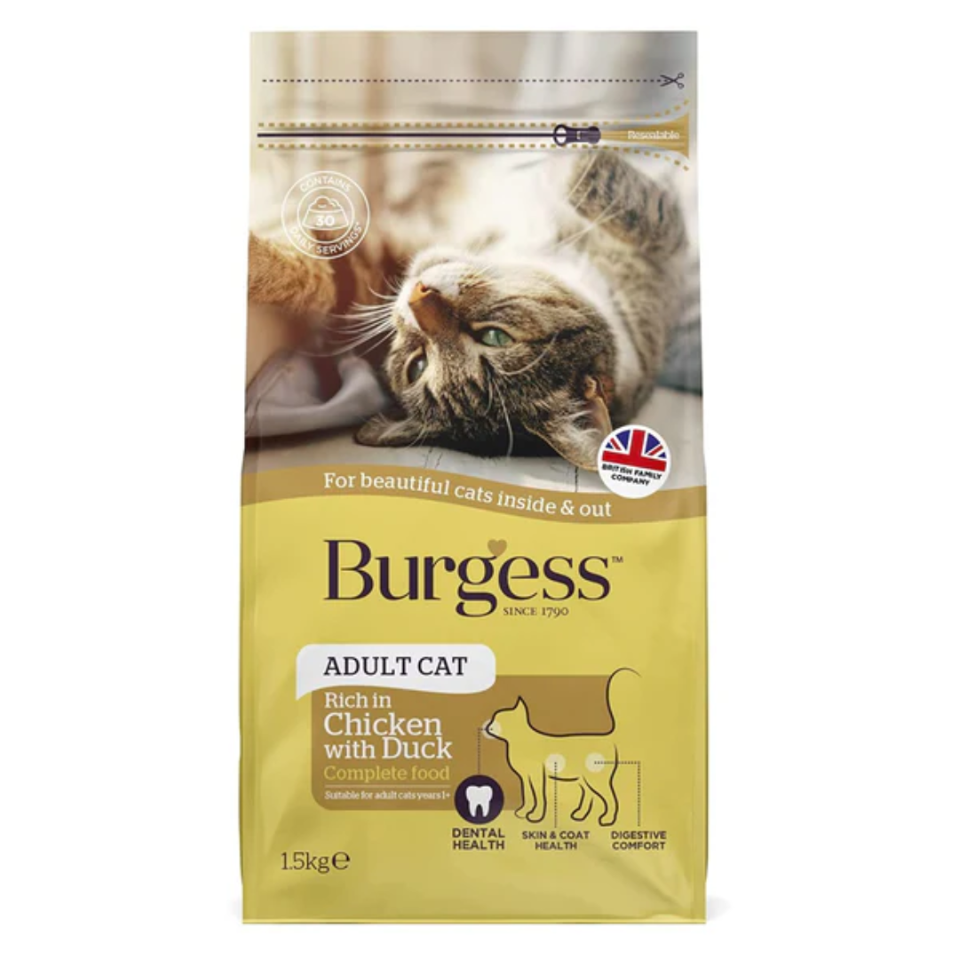 Burgess Cat Adult Chicken & Duck