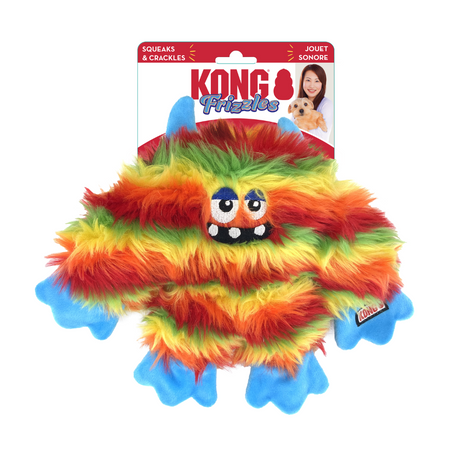 Kong Frizzles Zazzle toy on cardboard backing.