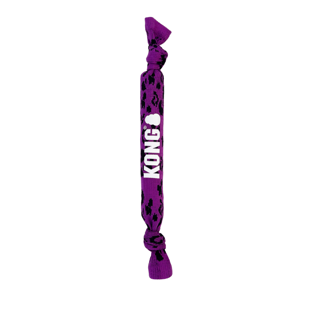 Kong Kickeroo Crunch rope for cats against a white background.