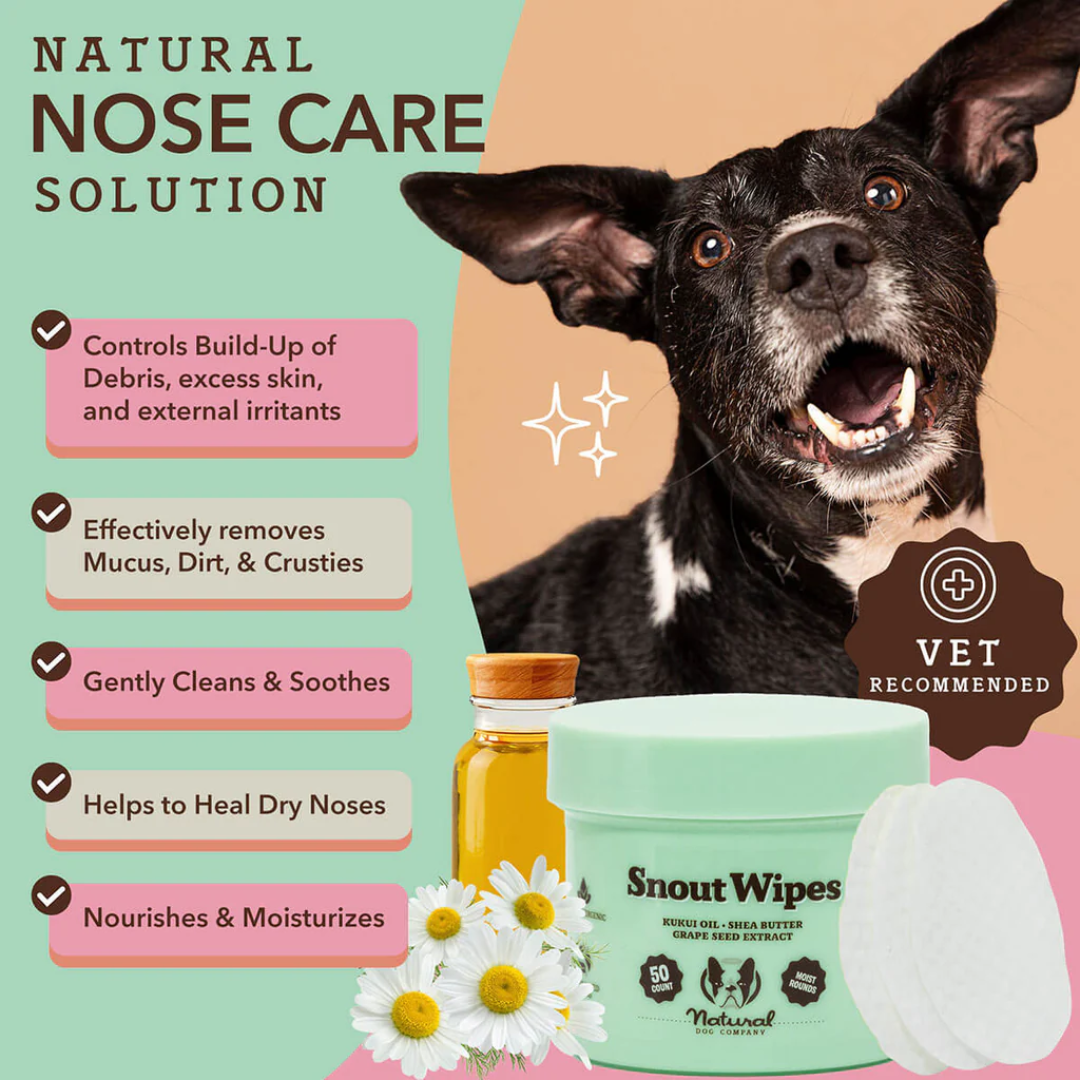 Natural Dog Company Snout Soother Wipes
