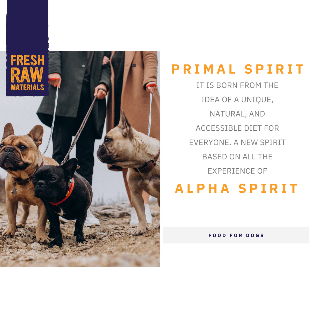 Primal spirit - A natural diet, accessible to everyone.