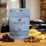 Innocent Hound Sliced Duck Sausage with Cranberry