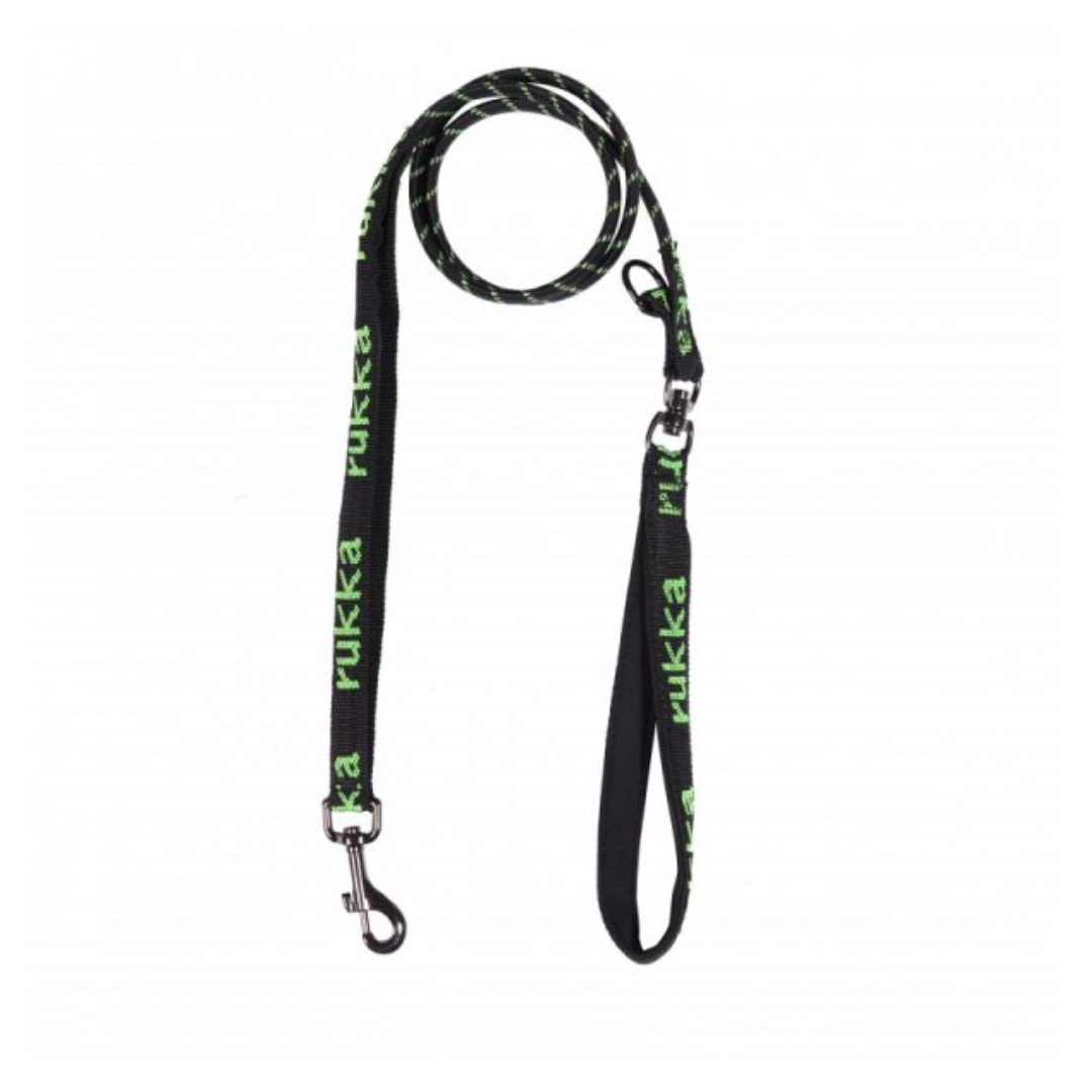Rukka Hike Lead - Black & Lime