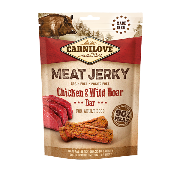 Carnilove Chicken and Wild Boar Meat Jerky