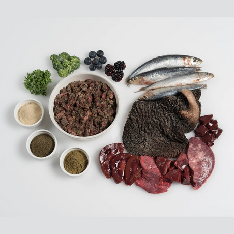 Raw ingredients of Paleo Ridge Plus Surf and Turf