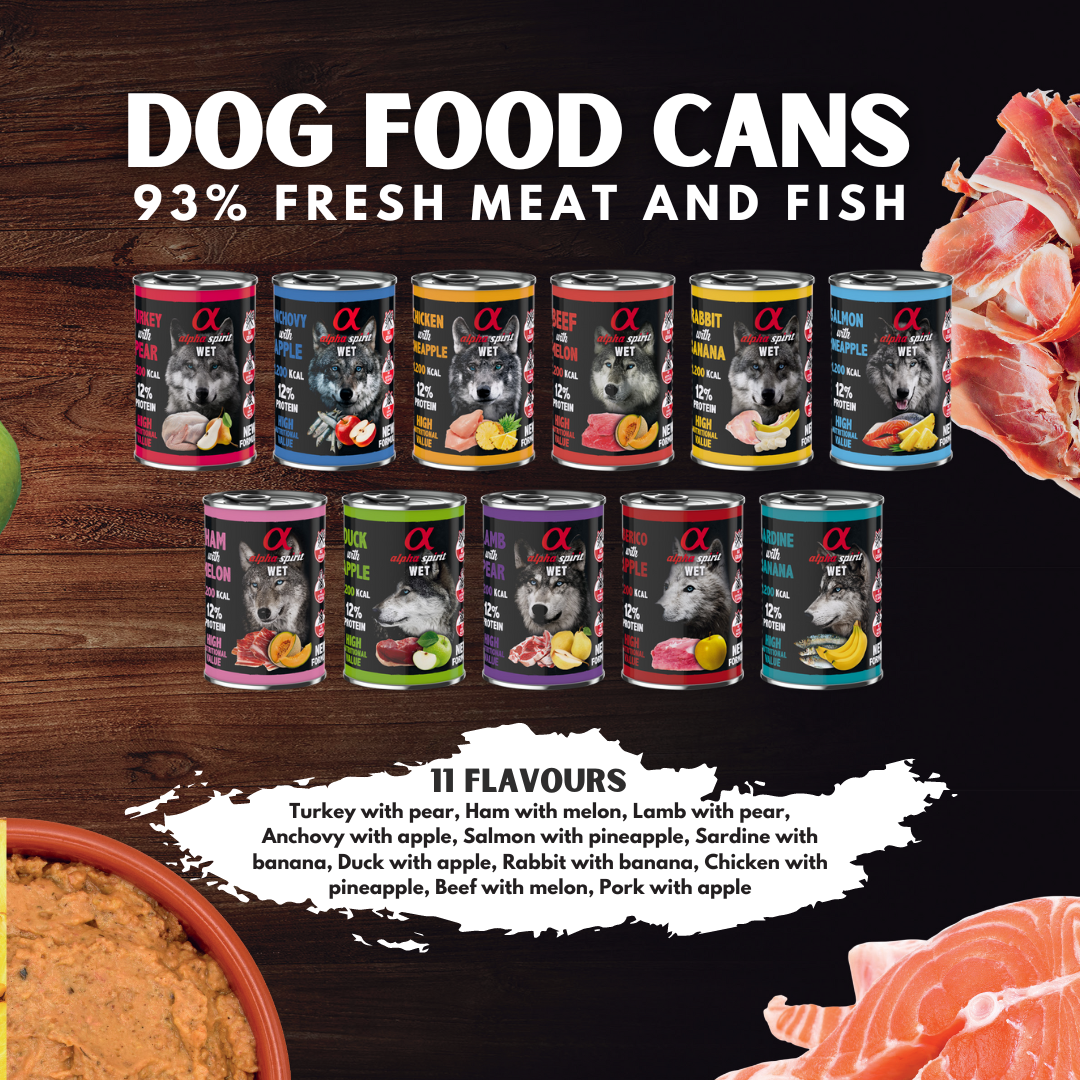 93% Dog Food Cans