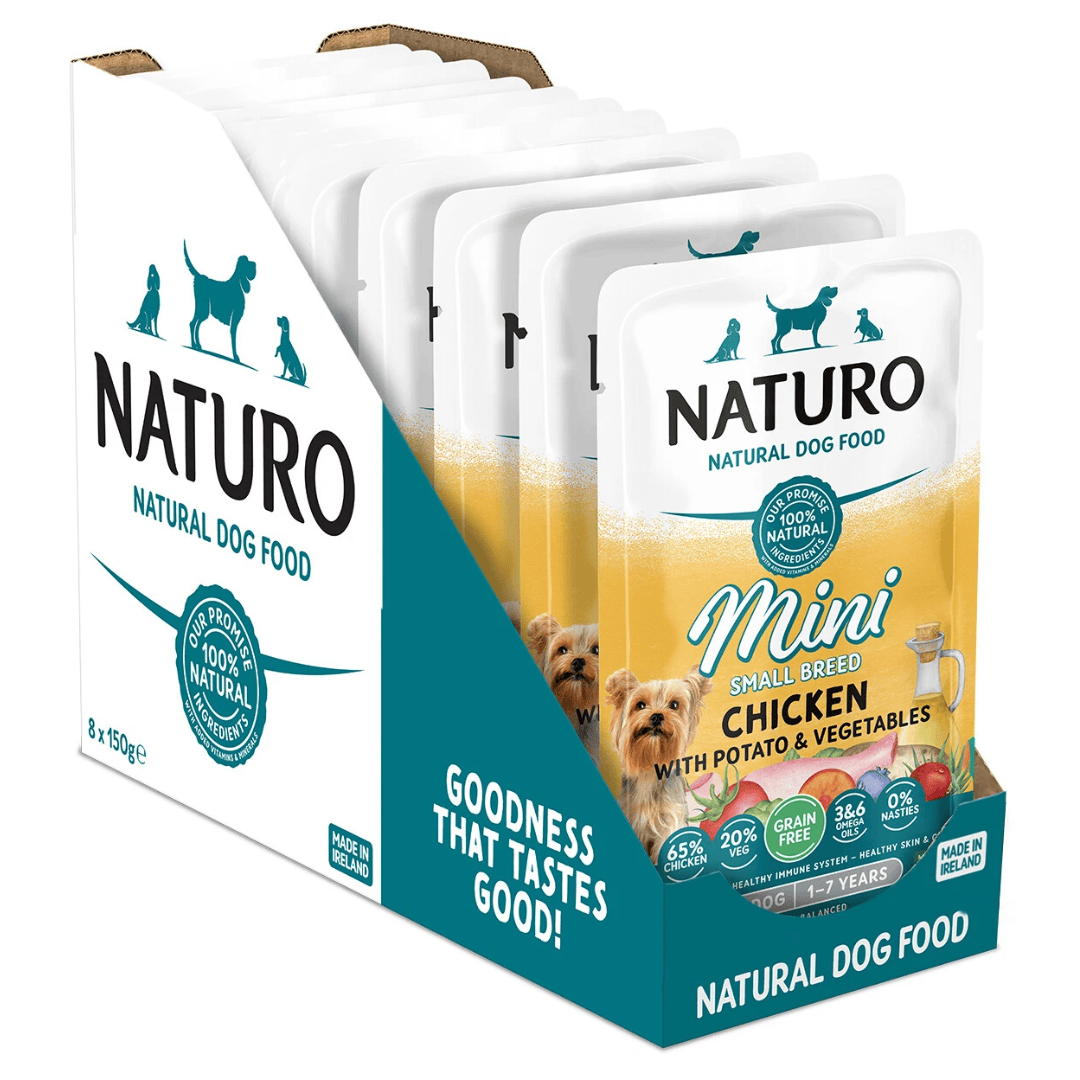 Naturo Mini Grain Free Chicken, Veg & Potato Pouch