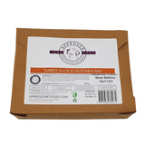 Approved Raw Dog Food Turkey, Duck and Vegetable
