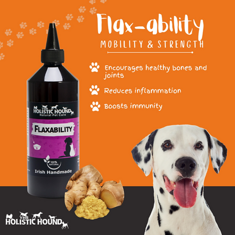 Holistic Hound Flax-Ability - Dog Arthritis Supplement
