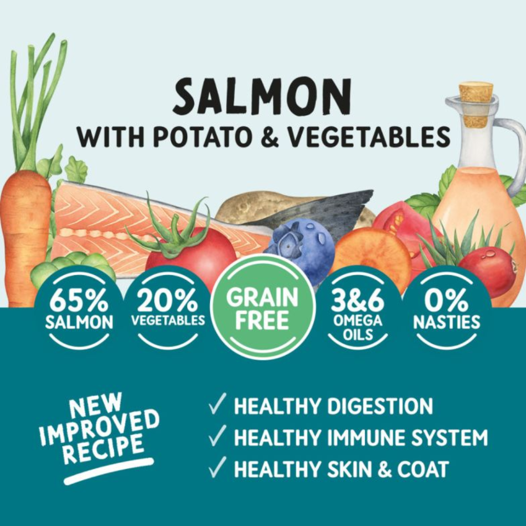 Naturo Grain Free Salmon, Potato & Vegetables Tray