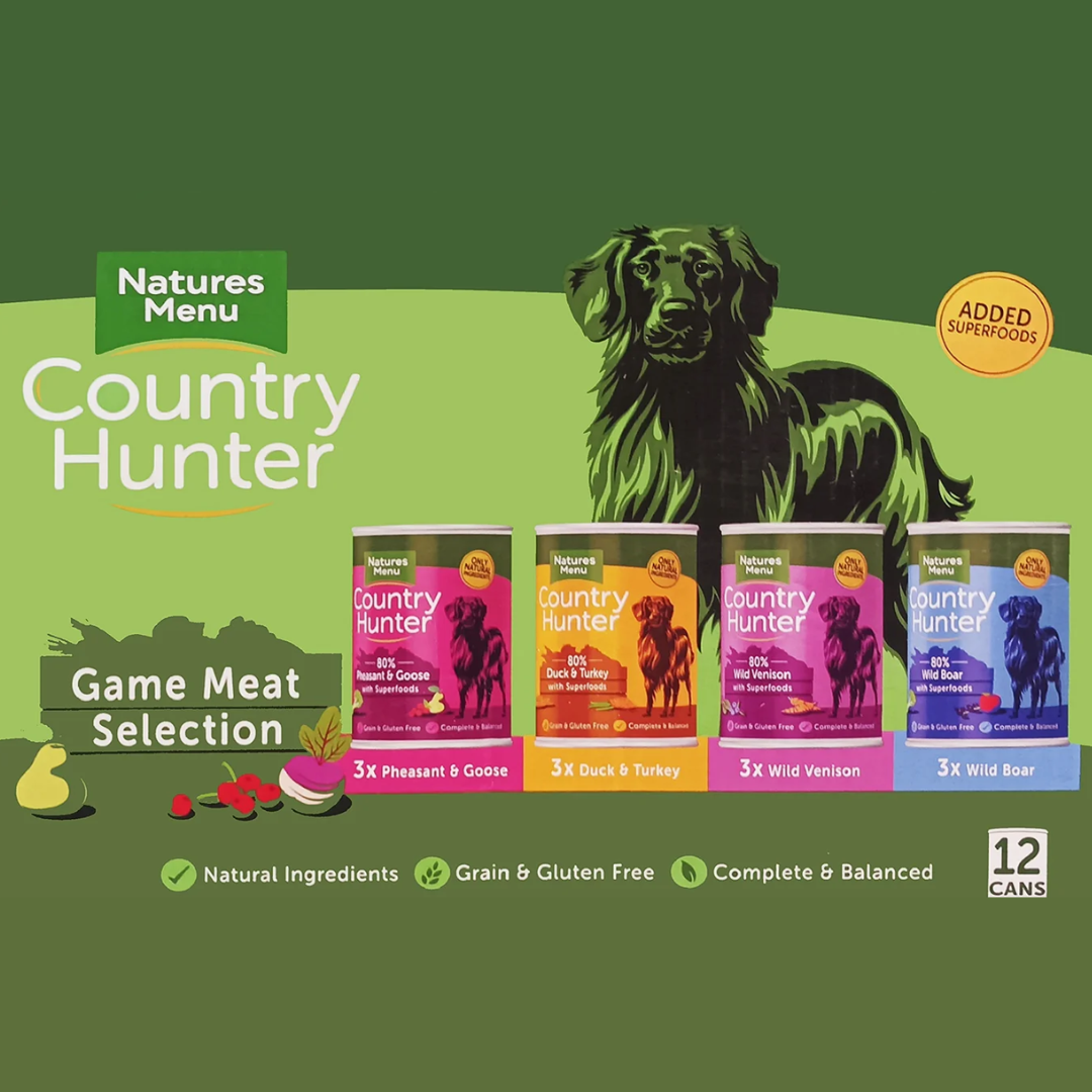The packaging of the Country Hunter Game Selection. There are 12 in the pack