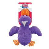 Purple Kong Comfort Jumbo Duck on cardboard display backing